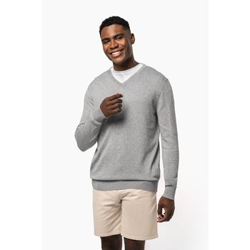 Jersey cuello de pico ecorresponsable hombre