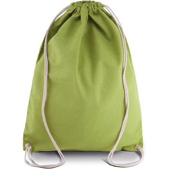 Mochila de algodón con cordones