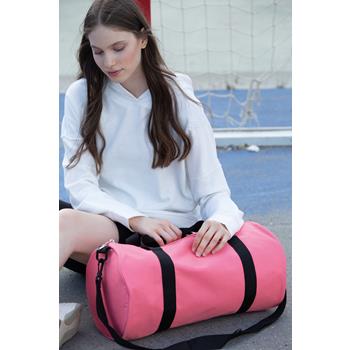 Bolsa de poliéster reciclado con bolsillo frontal