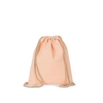 Mochila pequeña reciclada con cordones: tamaño niños