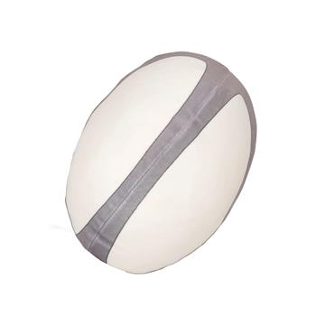 Balón de rugby con cremallera