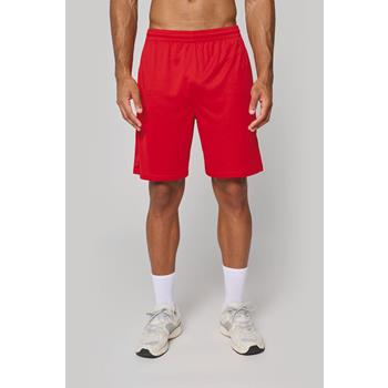 Pantalón corto multideporte de poliéster hombre