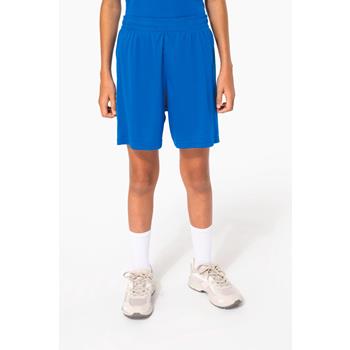 Pantalón corto multideporte de poliéster infantil