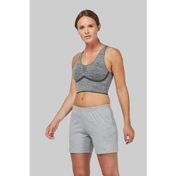 Short de punto jersey deportivo mujer