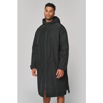 Parka larga con forro de sherpa unisex