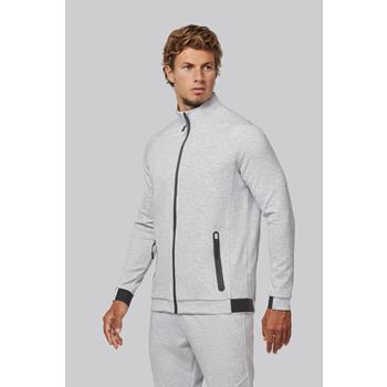 Chaqueta cuello alto hombre