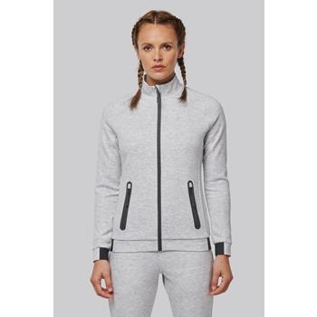Chaqueta cuello alto mujer