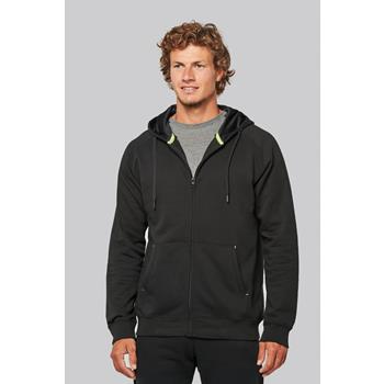 Chaqueta cremallera y capucha - unisex
