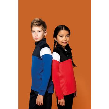 Sudadera de entrenamiento 1/4 de cremallera infantil