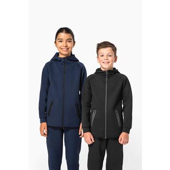 Chaqueta con capucha performance infantil