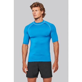 Camiseta surf con protección uv manga corta unisex