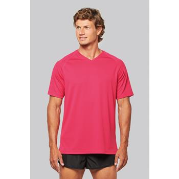 Camiseta de deporte cuello de pico hombre