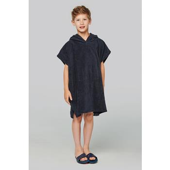 Poncho de rizo con capucha niño