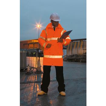 Parka de seguridad alta visibilidad