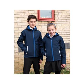 Chaqueta softshell capucha niños