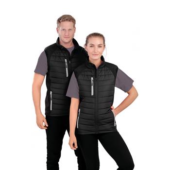 Chaleco softshell black compass acolchado reciclado