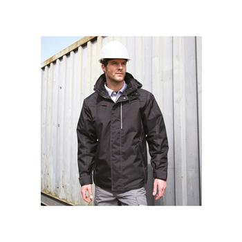 Parka resistente "efecto denim"