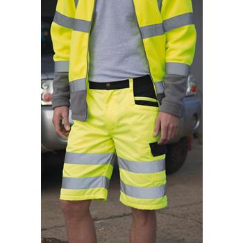 Shorts tipo cargo de seguridad