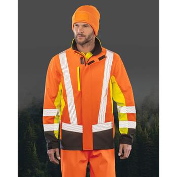 Chaqueta softshell de seguridad de 3 capas reciclada<br/>