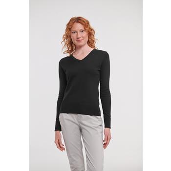 Jersey cuello de pico mujer