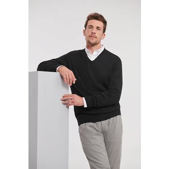 Jersey cuello de pico hombre