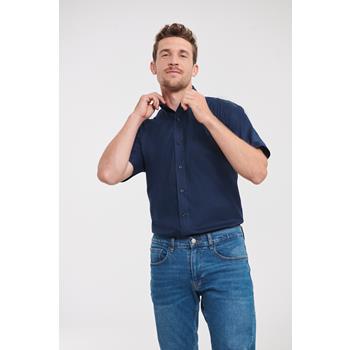 Camisa oxford manga corta hombre
