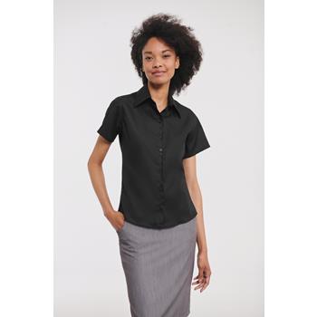 Camisa non-iron manga corta mujer