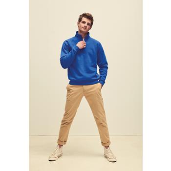 Sudadera 1/4 cremallera premium (62-032-0)