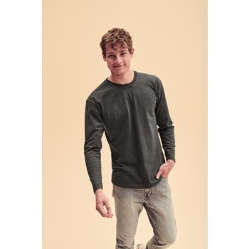 Camiseta valueweight manga larga hombre (61-038-0)