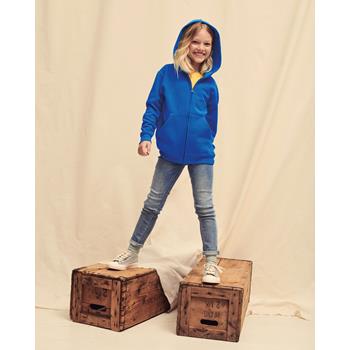 Sudadera classic cremallera y capucha niños (62-045-0)