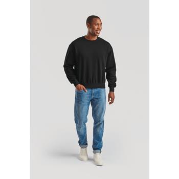 Sudadera cuello redondo algodón hombre<br/>