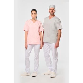Casaca polialgodón manga corta – unisex