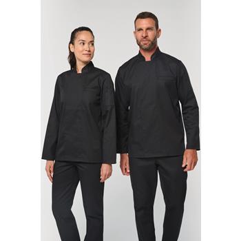 Chaqueta de cocina ecorresponsable de manga larga unisex