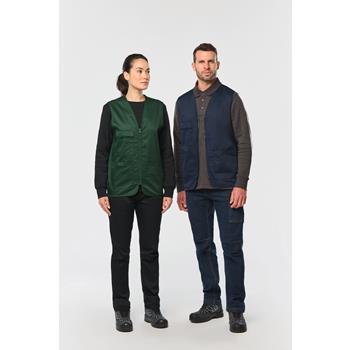 Chaleco polialgodón multibolsillos - unisex
