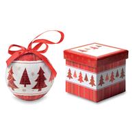 Bola navideña en caja Snowy
