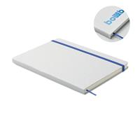 Libreta A5 con tapa de cartón Route white