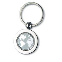 Llavero metal forma mundo Globy