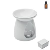 Quemador de vainilla con vela Sagrada