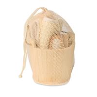 Set de baño en cubo de madera Selfcare