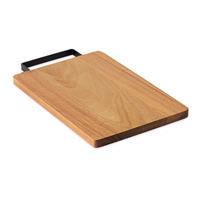 Tablero acacia con asa acero Asta