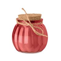 Vela cera vegetal de vainilla Pumkin