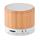 Altavoz bambú inalámbrico Round bamboo
