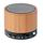 Altavoz bambú inalámbrico Round bamboo