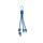 Cable de carga 4 en 1 tipo C Blue