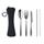 Set cubiertos acero inoxidable 5 service