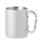 Taza metálica doble 300 ml Trumba