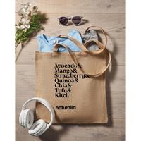 Bolsa de yute de asas largas Zolang