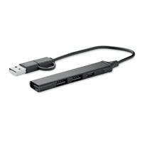 Hub USB de 4 puertos 19 cm Current