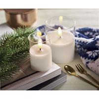 Vela cera LED soporte cristal Xandle+