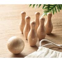 Mini juego de bolos de madera Bolito